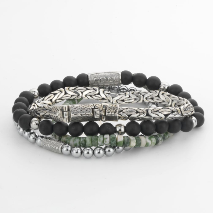 Matt Black Madonna - 6mm - Kralen Armband Dames