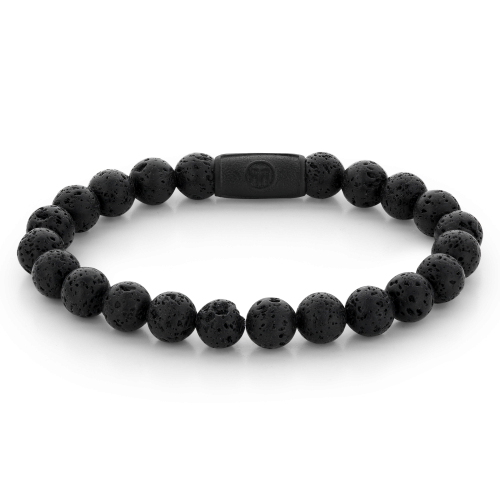 Black Moon - All-Black - 8mm - Heren Kralen Armband