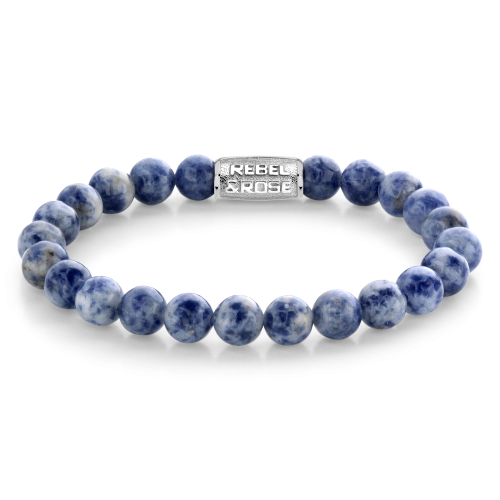 Dutch Delfts Blue - 8mm - Heren Kralen Armband