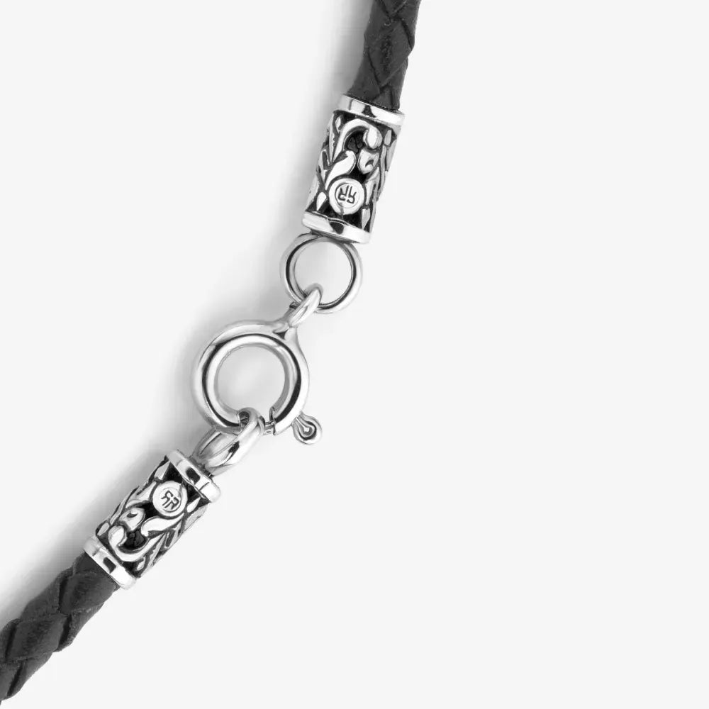 Necklace Leather Black (55cm)