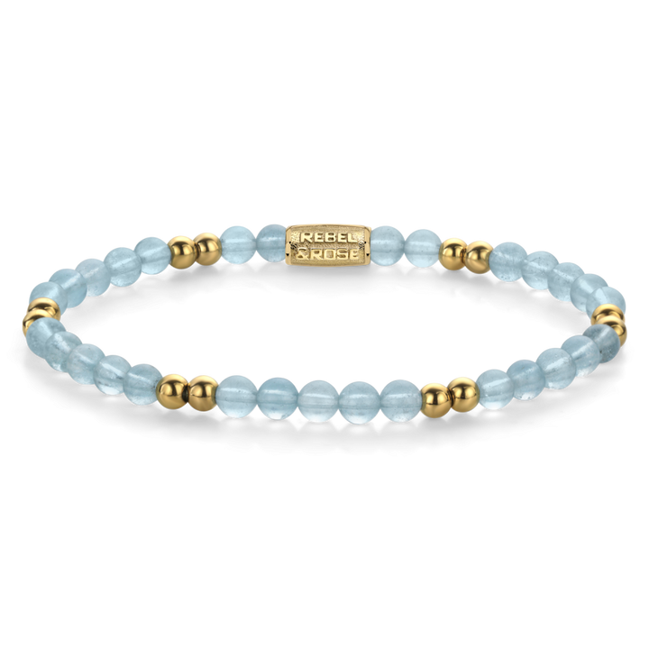 Blue Sky - 4mm - Kralen Armband Dames