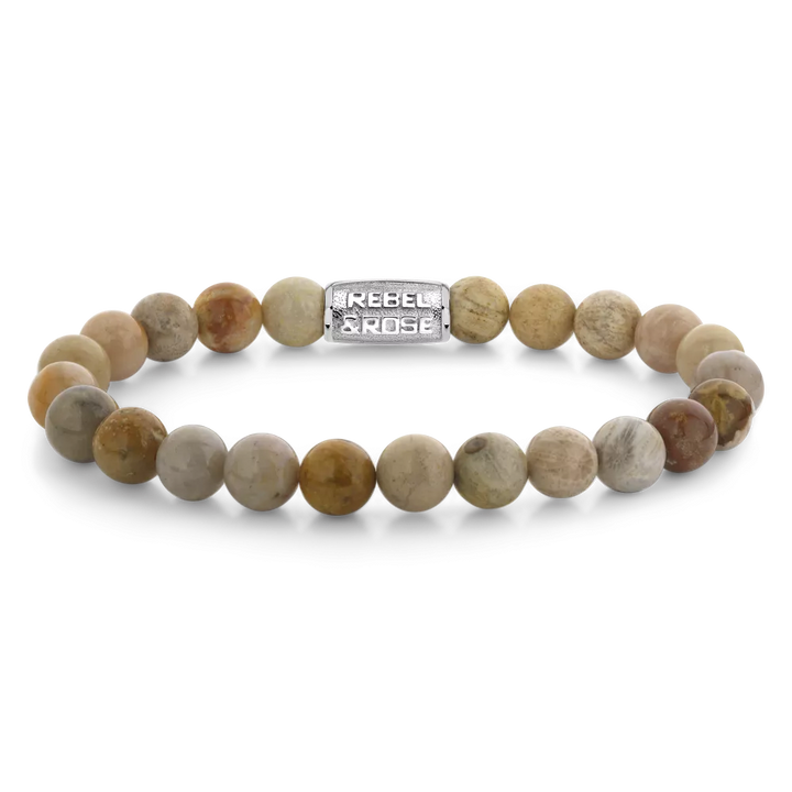 Desert Storm - 8 mm - Heren Kralen Armband