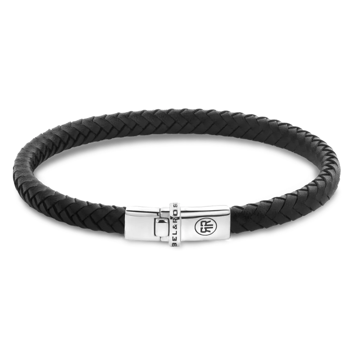 Xtra small Braided Black - Heren Armband