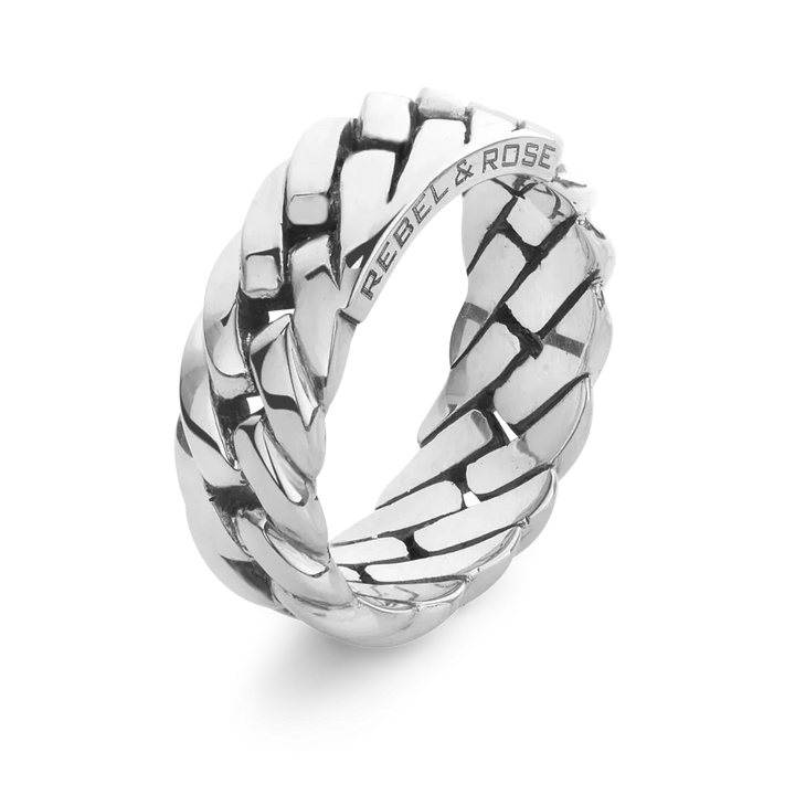 Ring Hades Eight - Heren ring zilver
