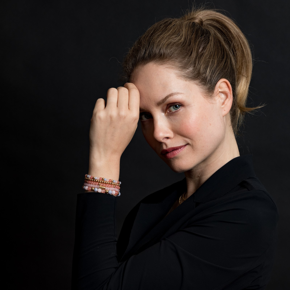 Pink Rose Gold - 4mm - Kralen Armband Dames