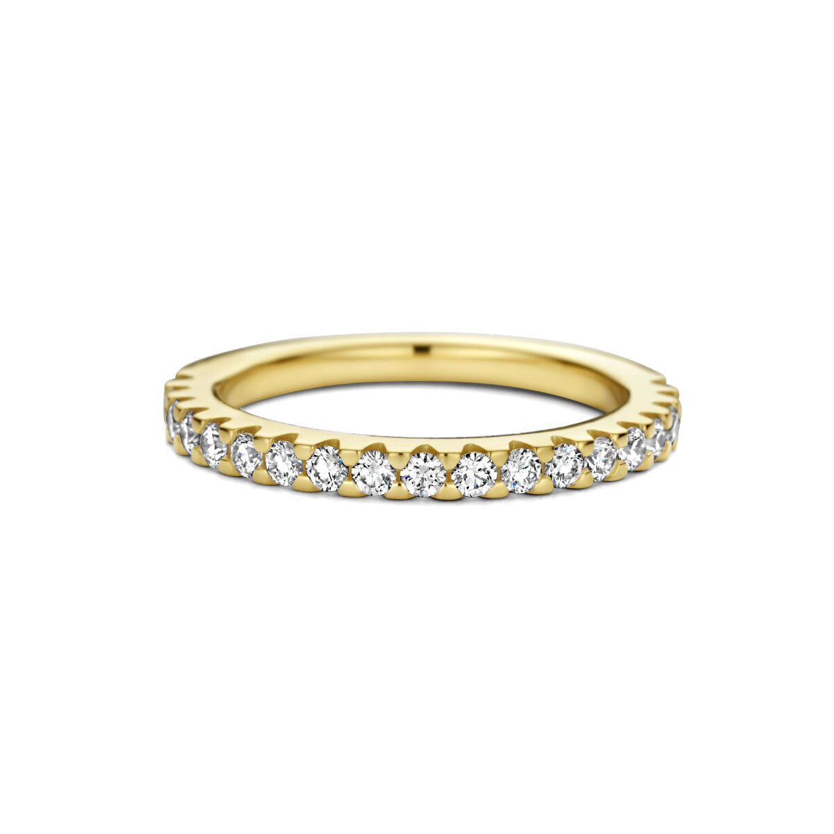 aanschuifring diamant 0.50ct h si 14K geelgoud