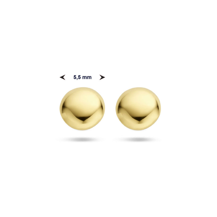 ear studs 14K yellow gold