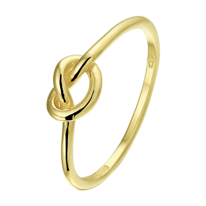 ring button 14K yellow gold