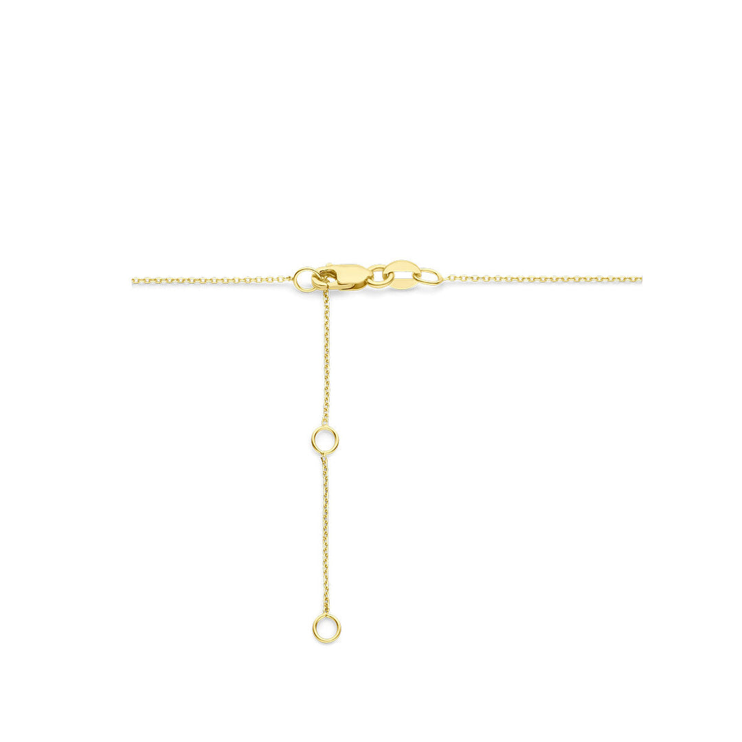 Halskette Herz Diamant 40 – 42 – 44 cm 0,25 ct g SI 18 K Gelbgold