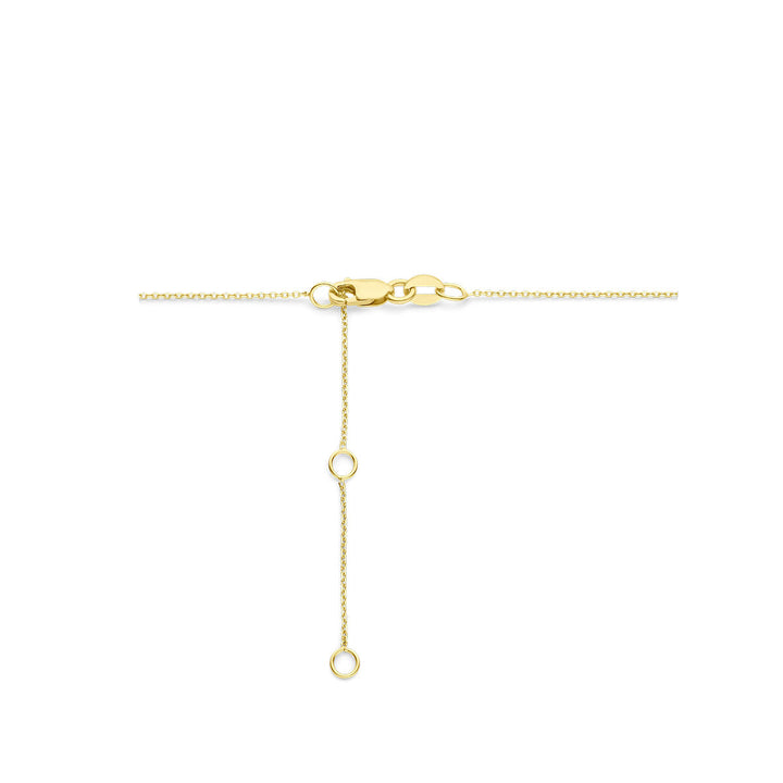 Halskette Herz Diamant 40 – 42 – 44 cm 0,25 ct g SI 18 K Gelbgold