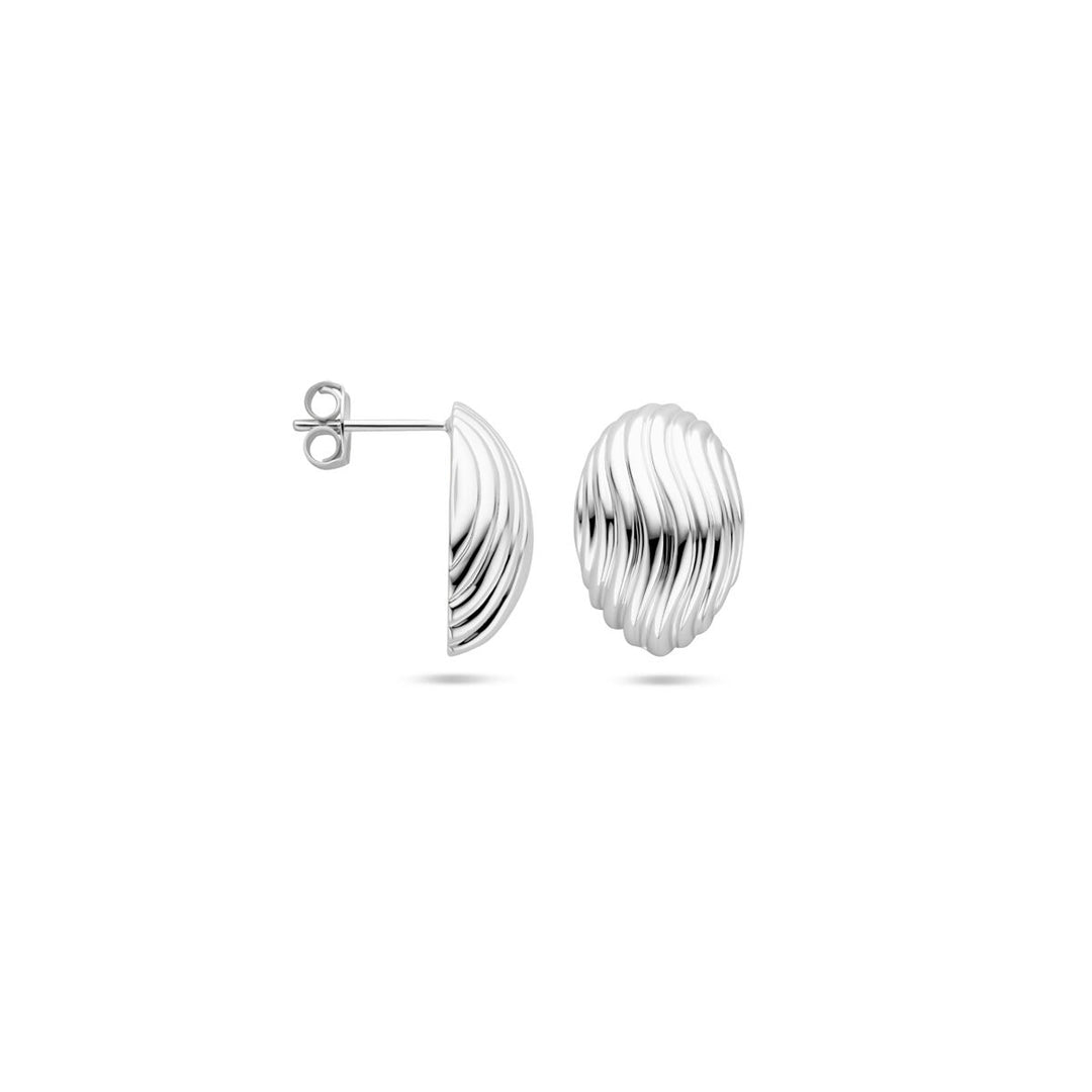 oorknoppen 18 mm zilver gerhodineerd