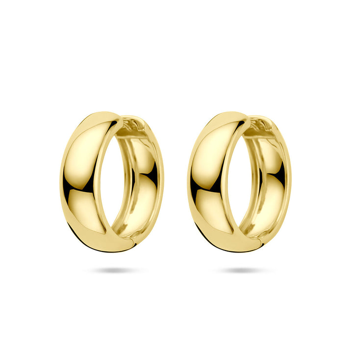 Vergulde zilveren oorringen – 925 zilver met geelgouden plating