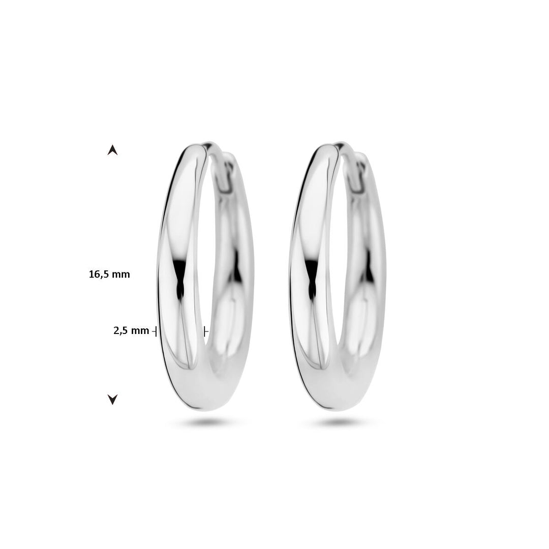 drop earrings silver rhodium plated