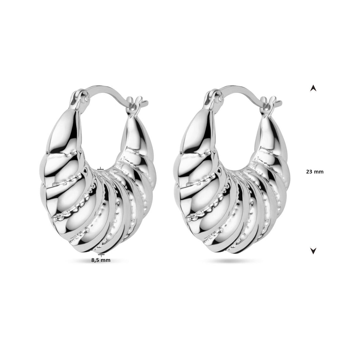 Ohrringe Silber rhodiniert