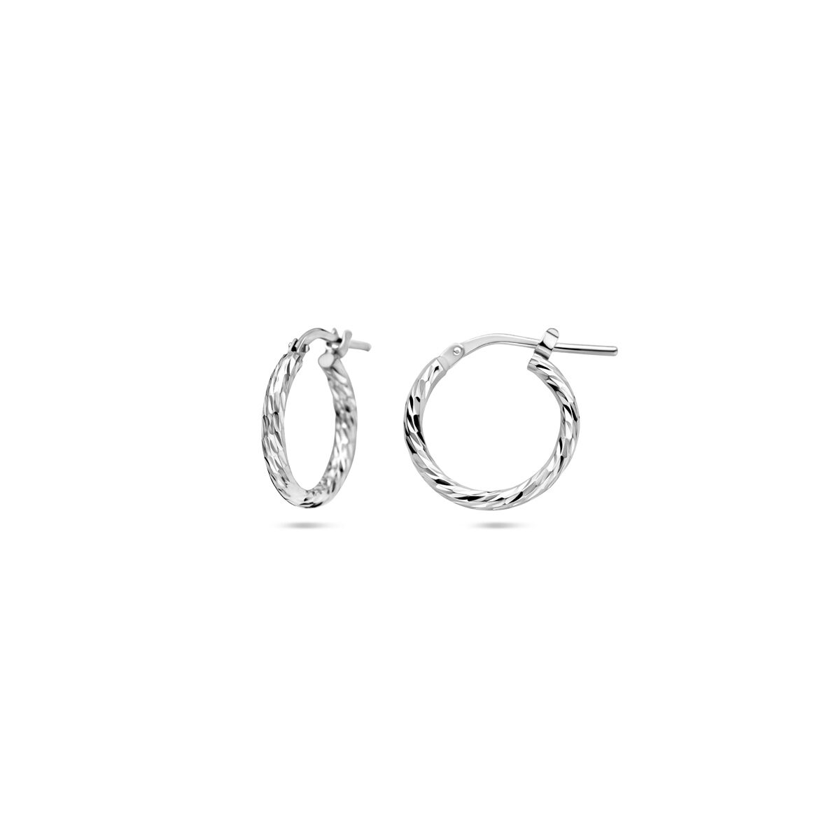 oorringen gediamanteerd 2,0 mm
