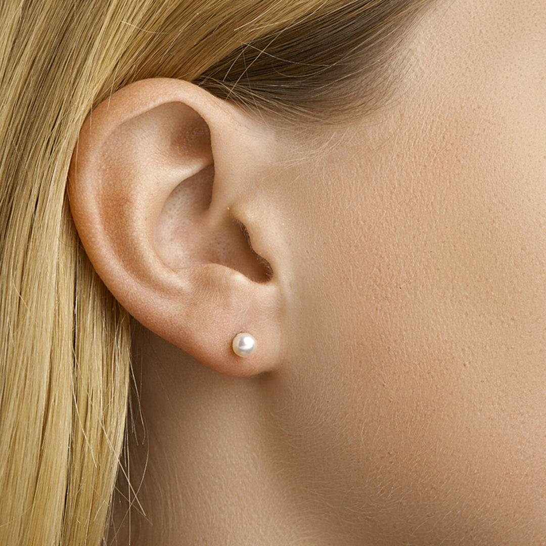 oorknoppen parel 14K geelgoud