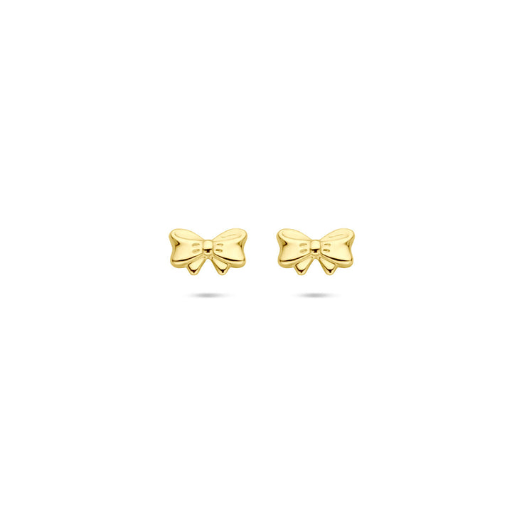 oorknoppen strik 5 mm 14K geelgoud