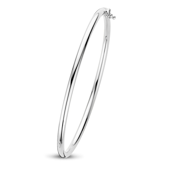 bangle hinge round tube 3 x 60 mm 14K white gold 