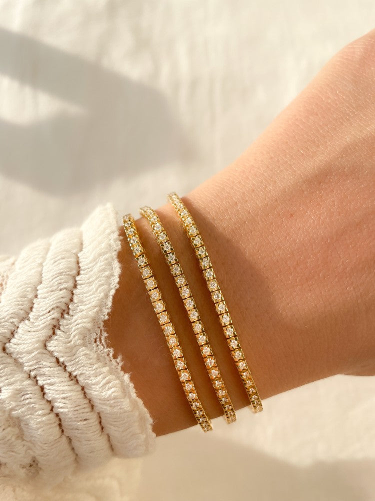 Armband Chloe 1,00 crt. geelgoud