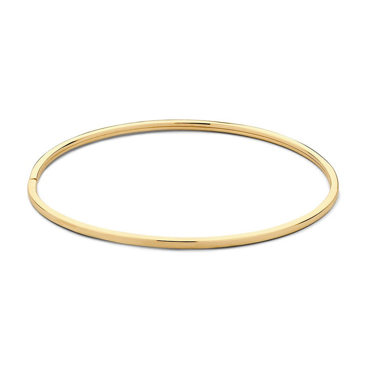 Geelgouden Bangle Armband – 14-Karaat Luxe voor Dames