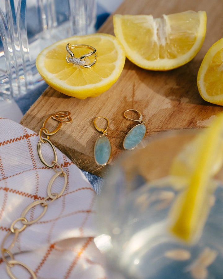 Geelgouden Armband met Platte Schakels, 14 Karaat, 10,3 gr, 20 cm