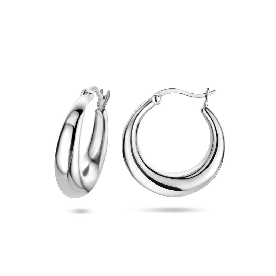 earrings silver rhodium plated