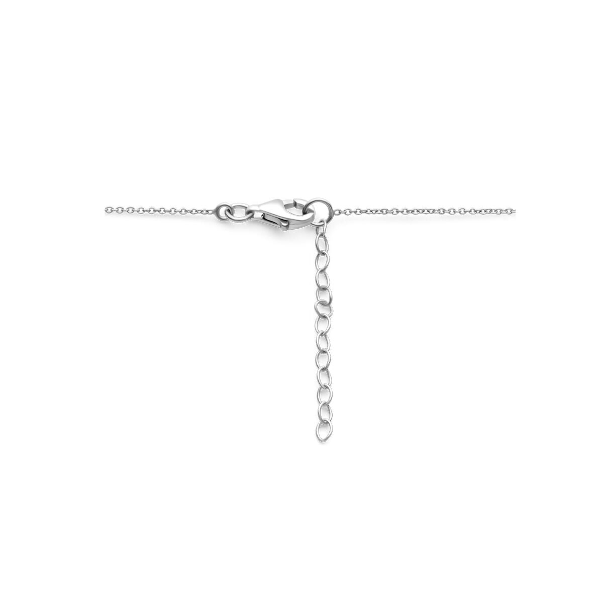 necklace horse 36 + 3 cm silver rhodium plated