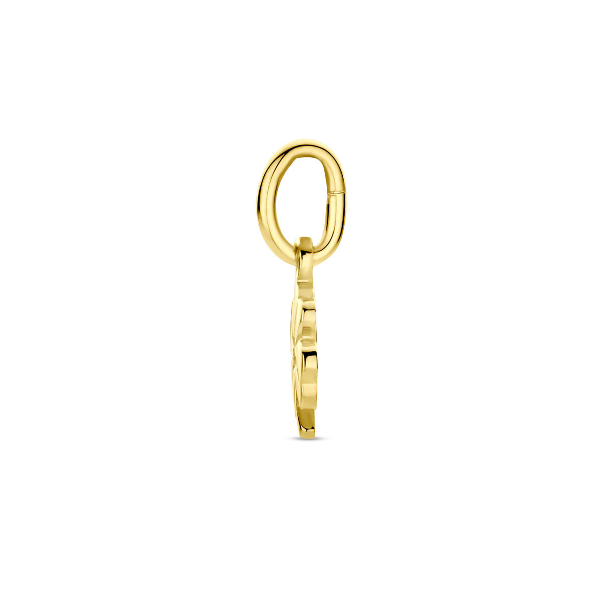 hanger klaver 14K geelgoud