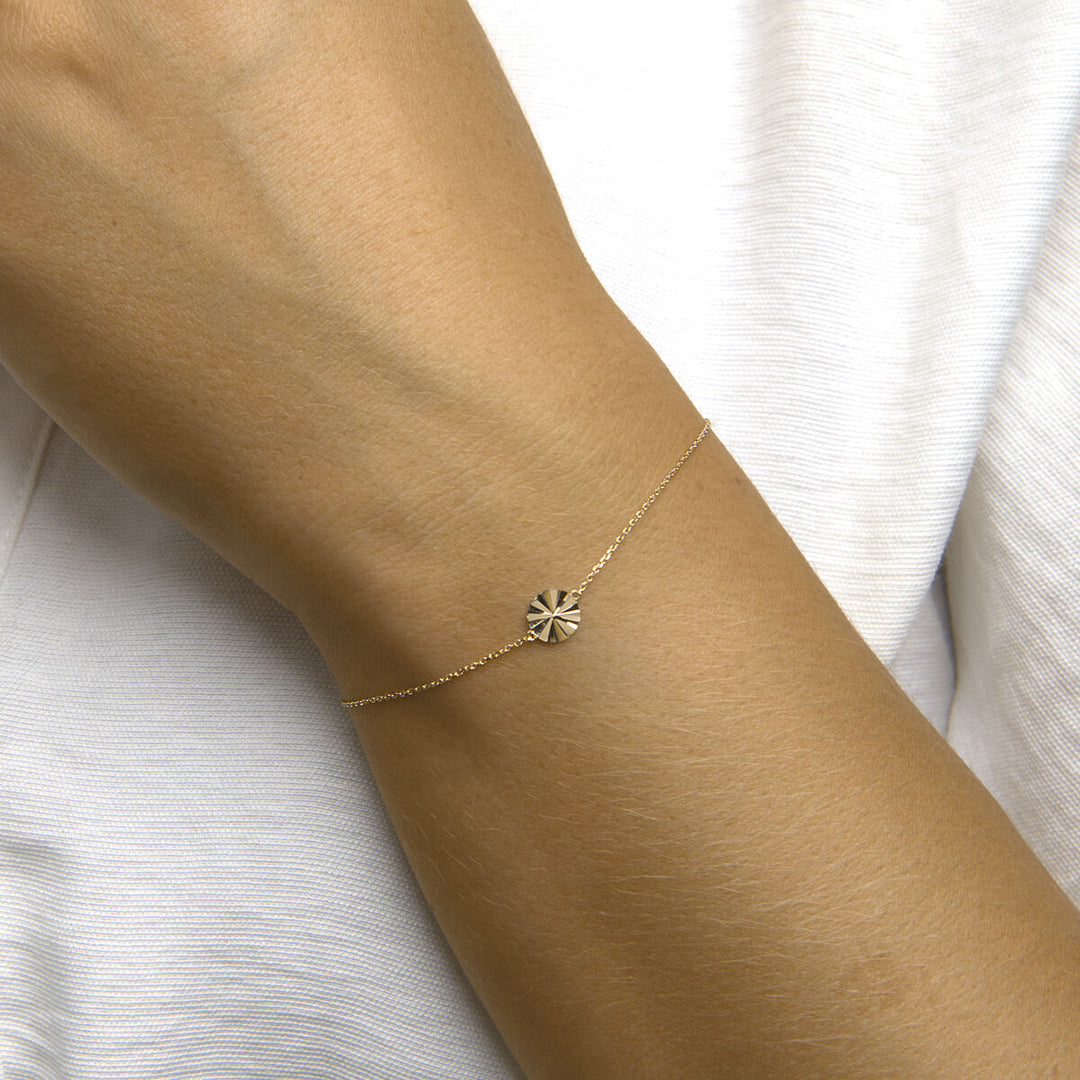 armband rondje 16,5 - 17,5 - 18 cm 14K geelgoud