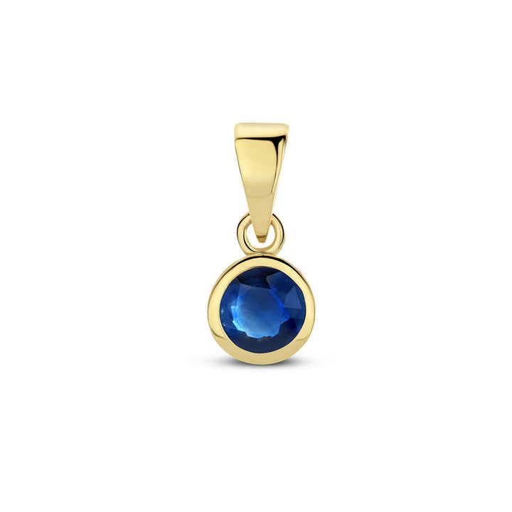 pendant with birthstone 14K yellow gold