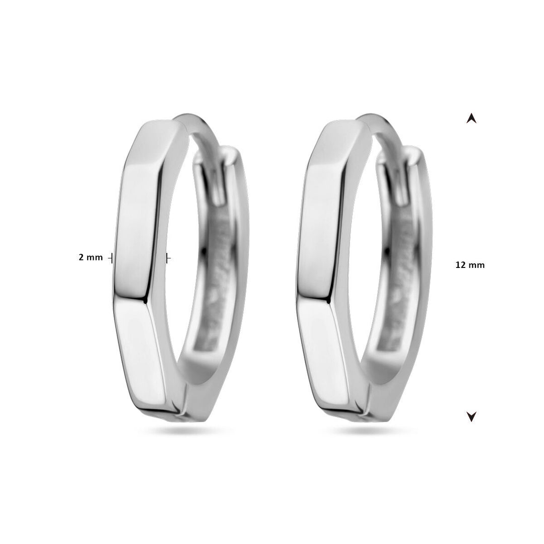 drop earrings silver rhodium plated