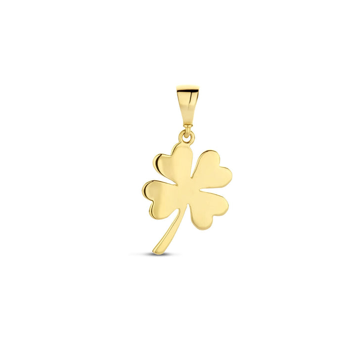 pendant clover 14K yellow gold