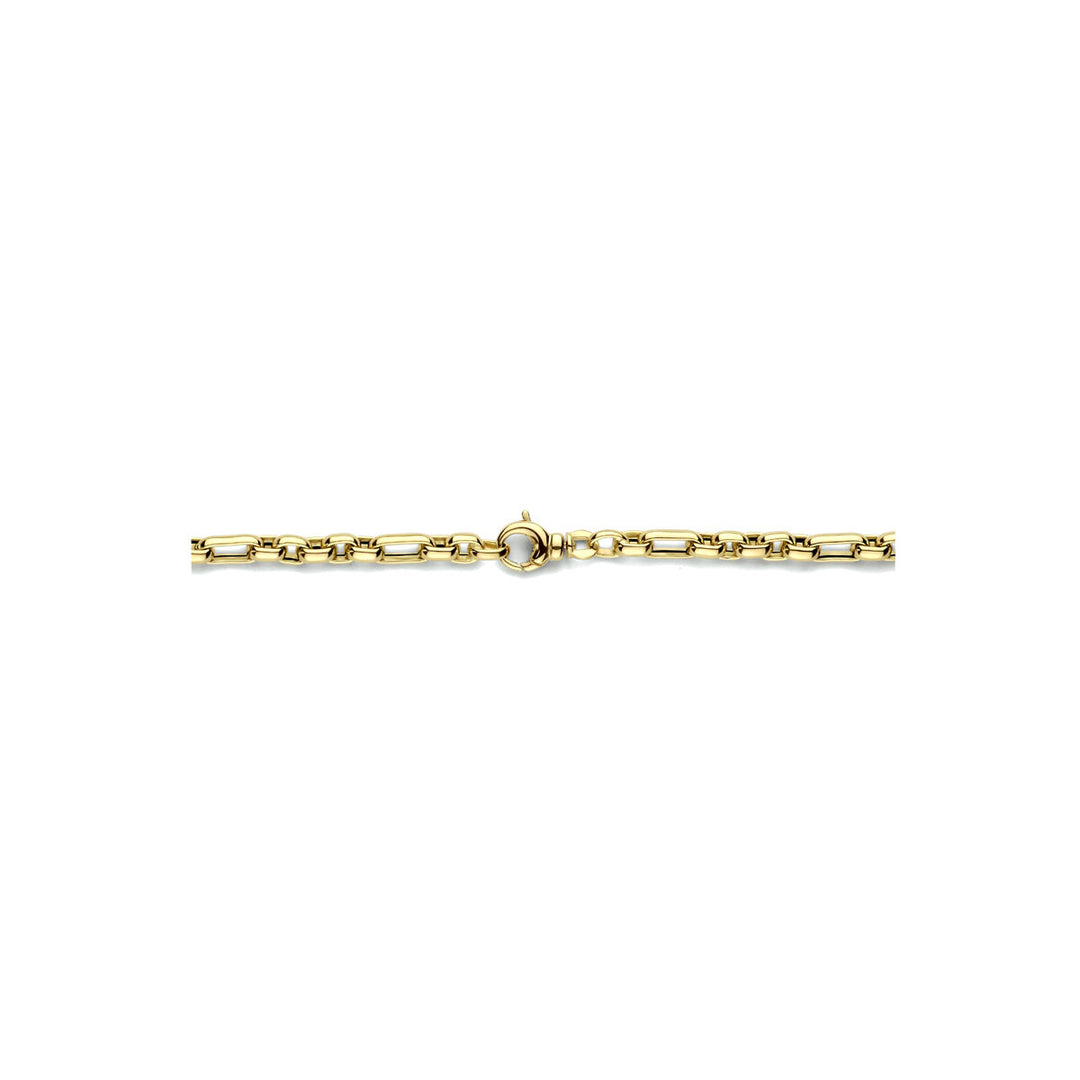 collier anker 4,8 mm 45 cm 14K geelgoud