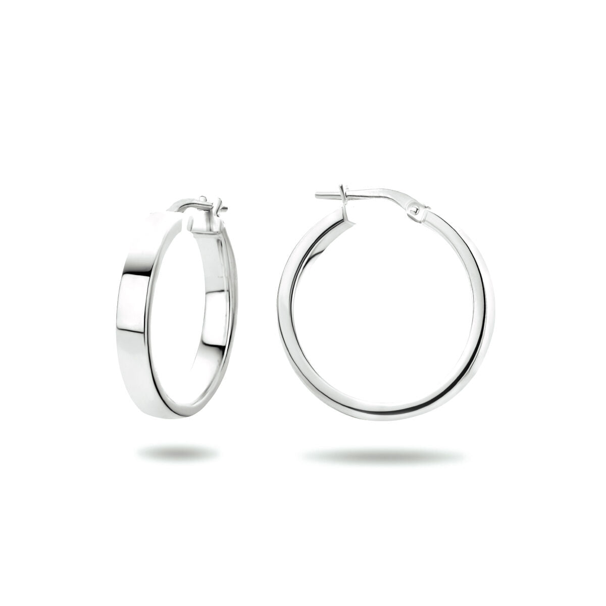 earrings silver rhodium plated