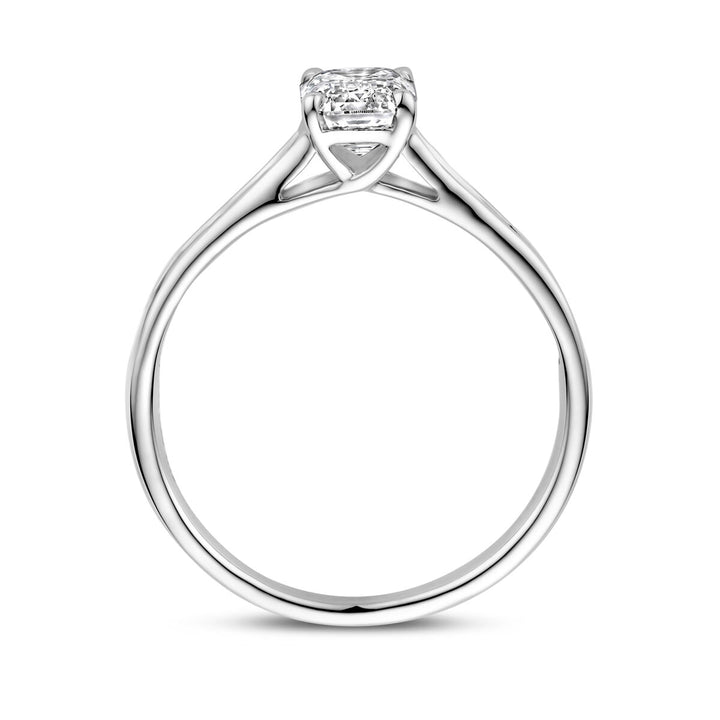 ring lab grown diamant 1.19ct h si 14K witgoud