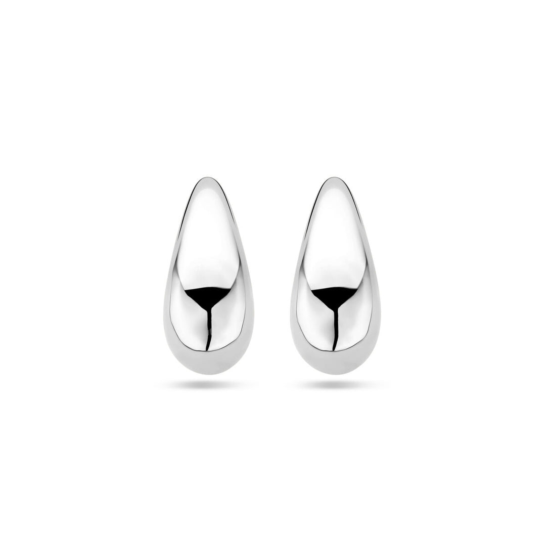 stud earrings silver rhodium plated