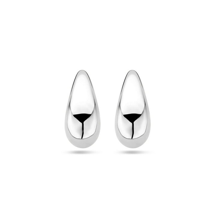 stud earrings silver rhodium plated