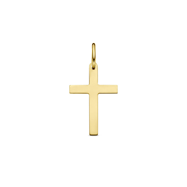 hanger kruis 14K geelgoud