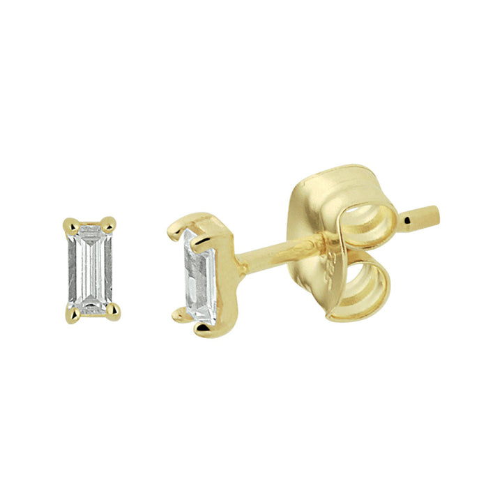Ohrstecker Zirkonia 14K Gelbgold