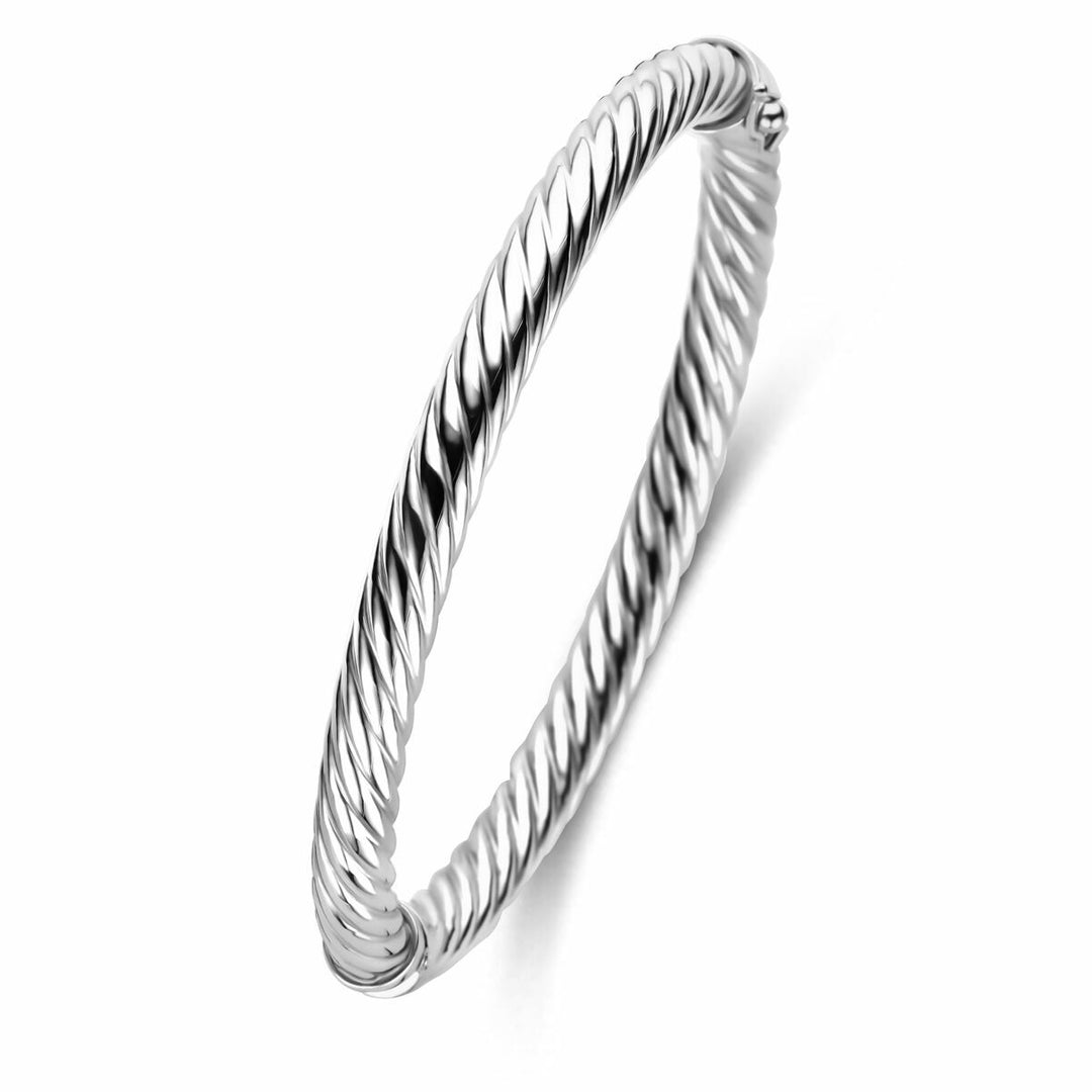 Zilveren Bangle armband 925 gerhodineerd