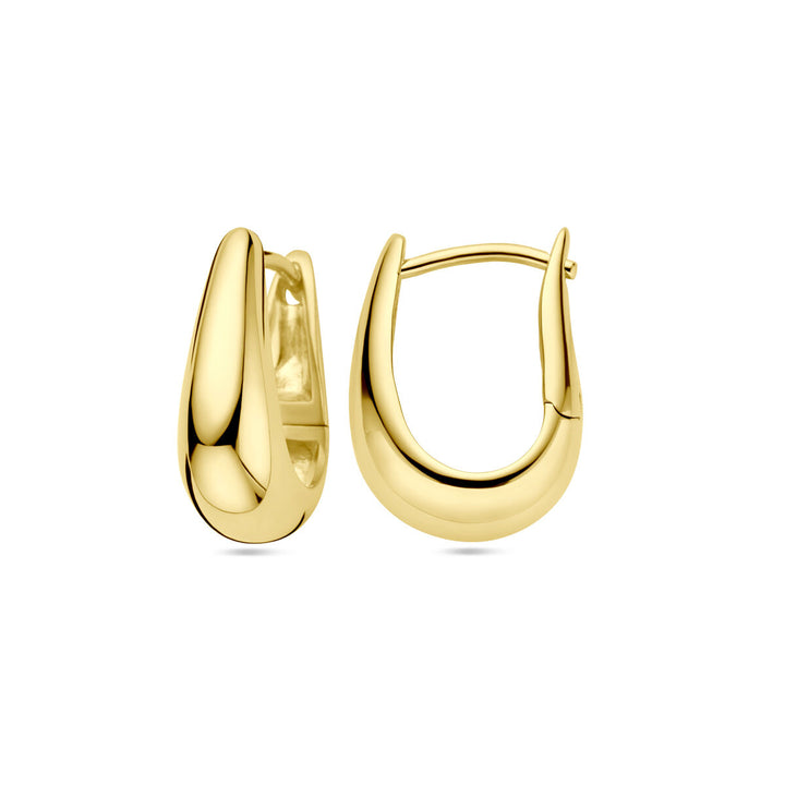 drop earrings 1 micron silver gold plated (yellow)