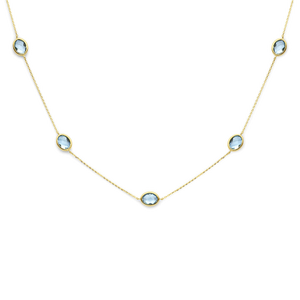Ketting met edelstenen