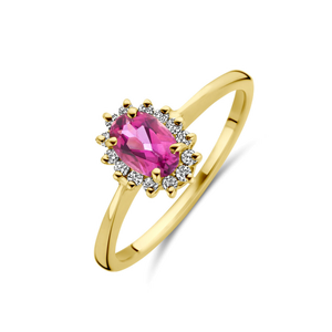 Ringen met diamant