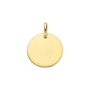 Gouden graveer hanger