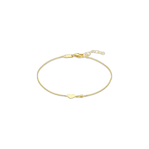 Gouden ketting met diamant