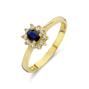 Gouden ring met edelsteen