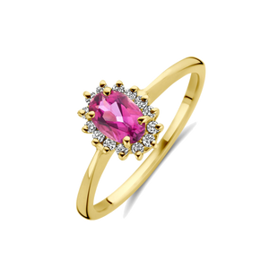 Ringen met diamant