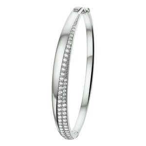 Zilveren bangle armbanden