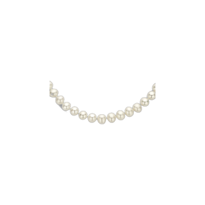 Zilveren parel ketting