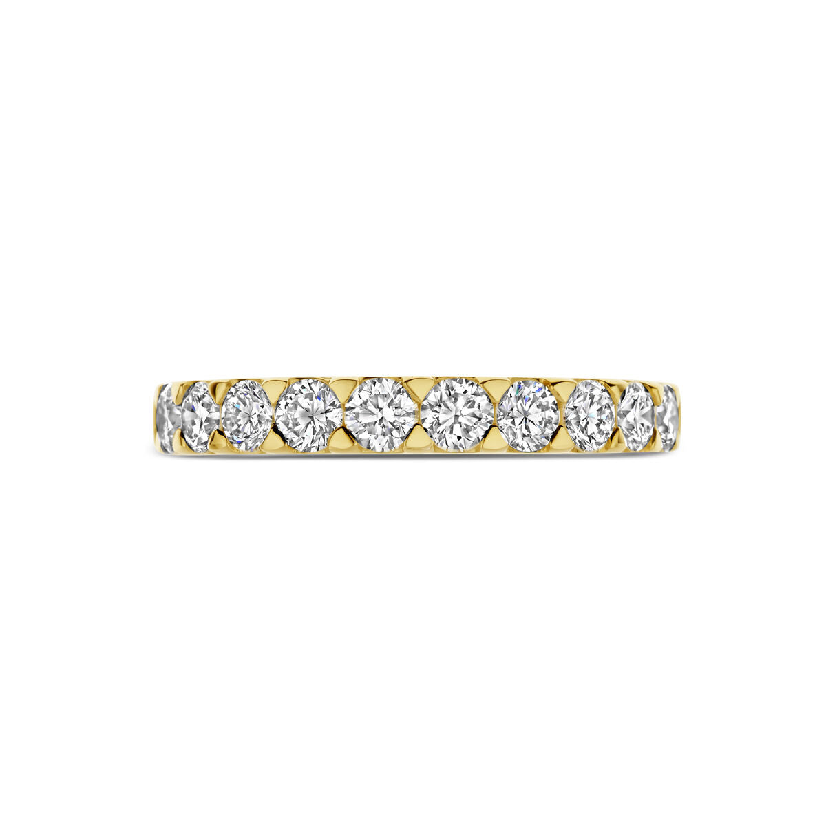 ring lab grown diamant 1.00ct h si 14K geelgoud